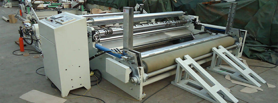 Jumbo roll slitting & rewinding machine 1080